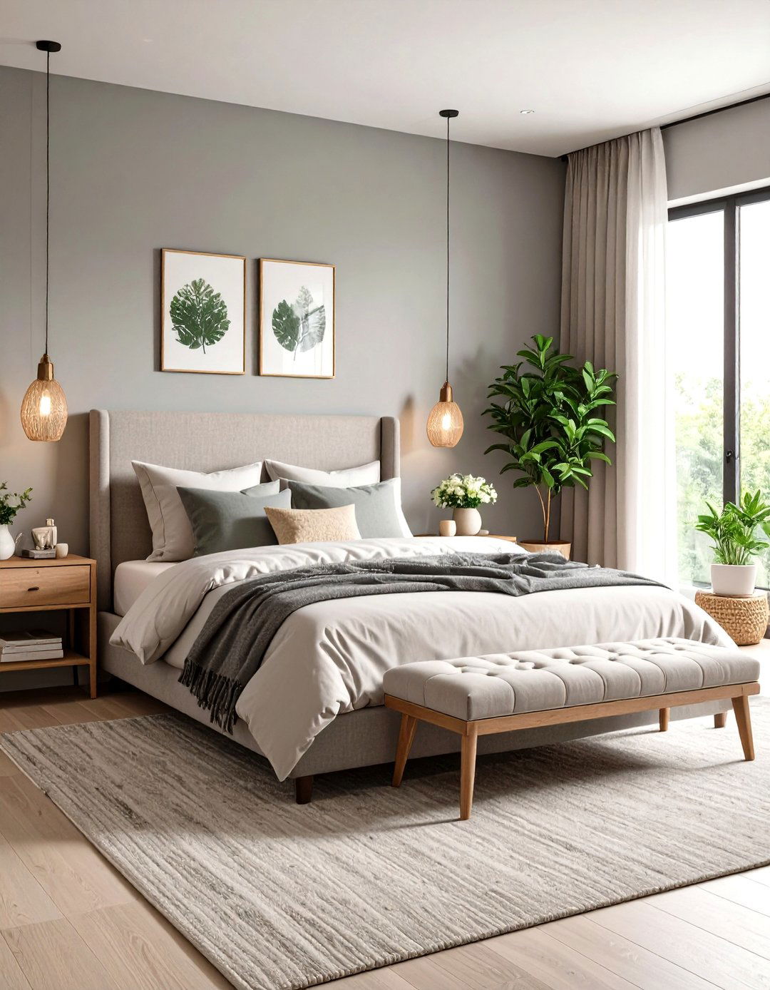 Sophisticated Neutral Tonal Bedroom - 30 interior design color palette generator ideas