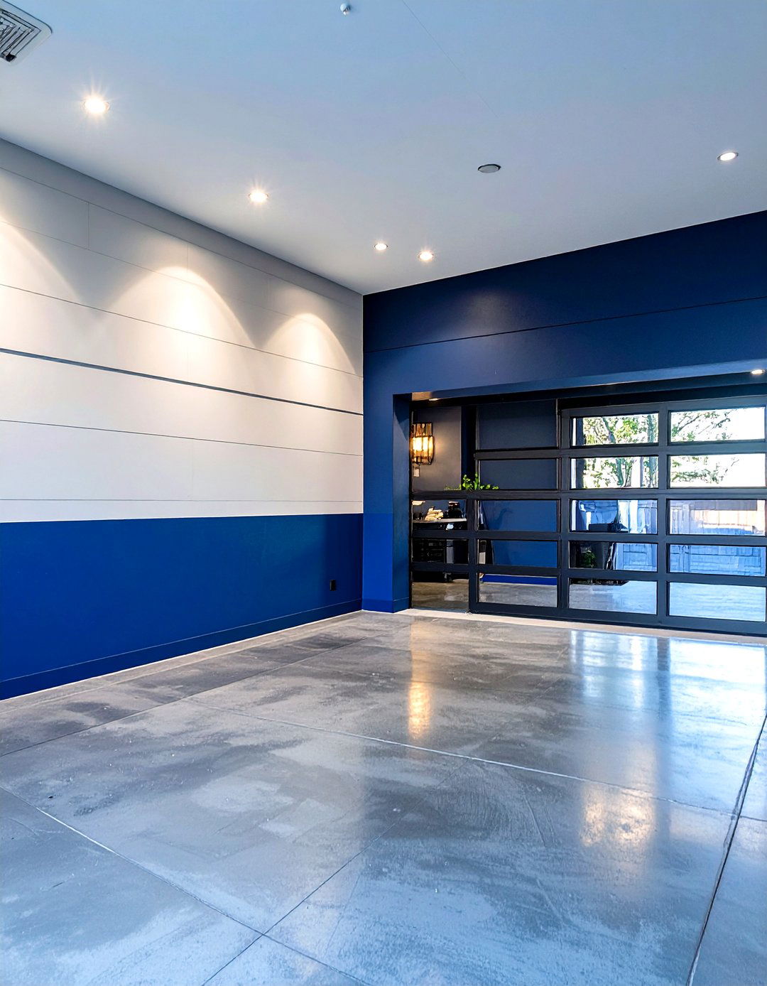 Sophisticated Two Tone Walls - 30 garage painting ideas