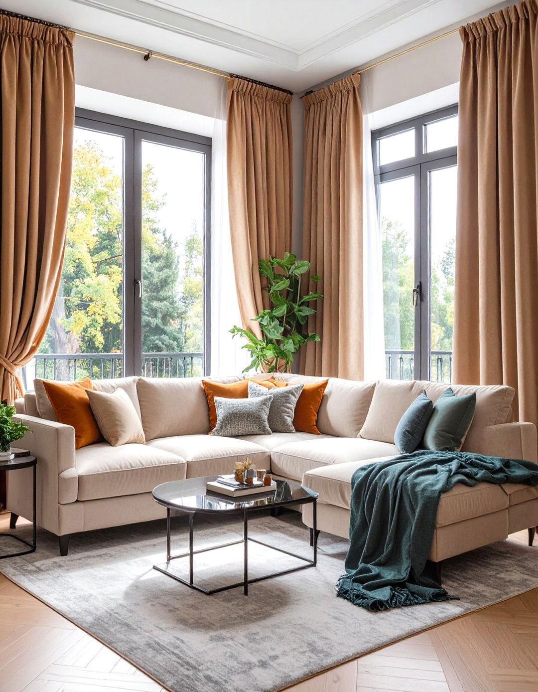 Sound Absorbing Curtains - 30 modern curtain designs for living room