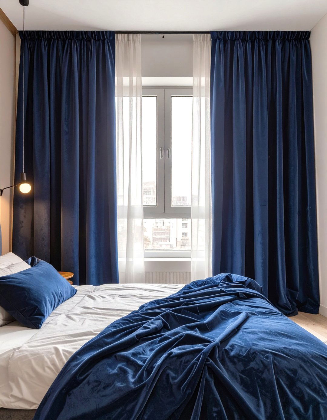 Soundproof Curtains for an Urban Bedroom - 30 curtain ideas for bedroom