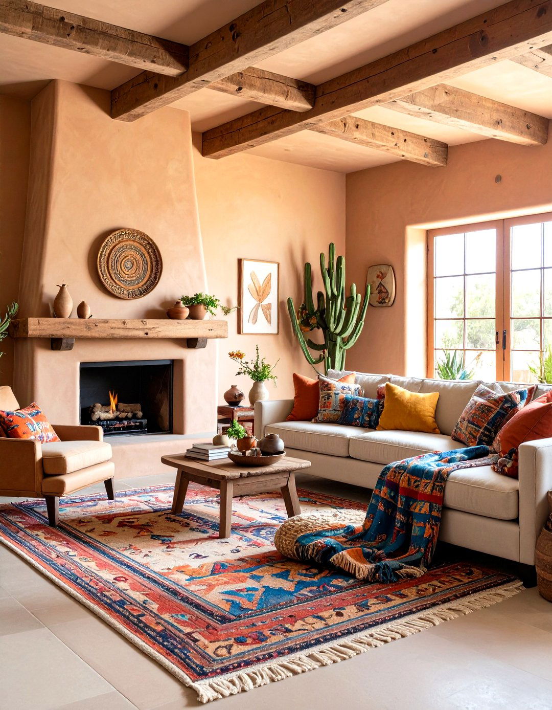 Southwestern Adobe Interior Design - 30 different interior design styles ideas