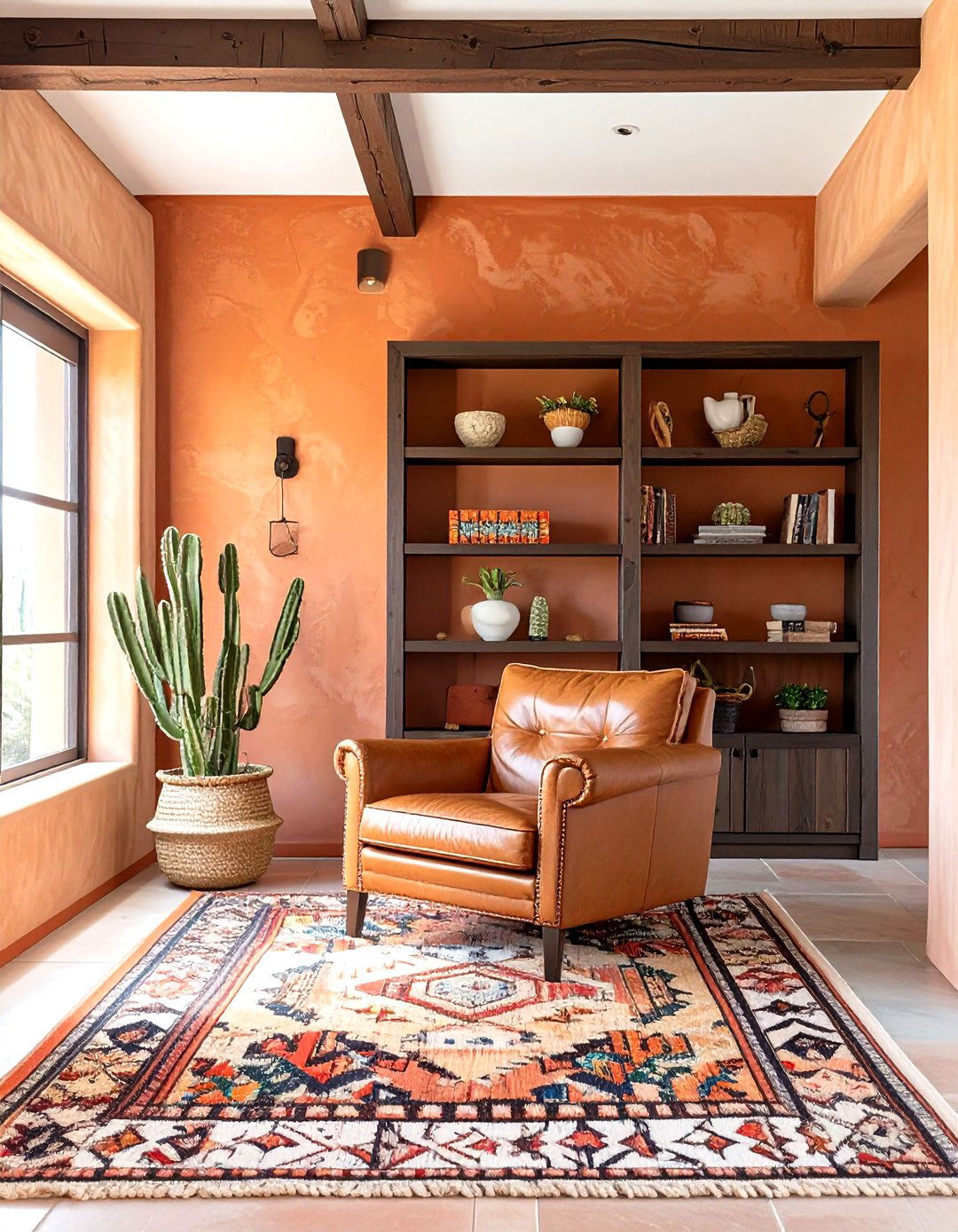 Southwestern Adobe Style Den - 30 free home design ideas