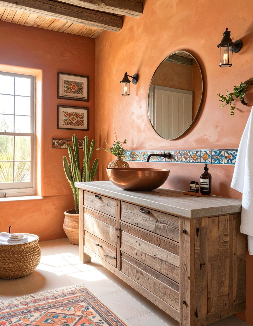 Southwestern Desert Bathroom - 30 bathroom theme ideas