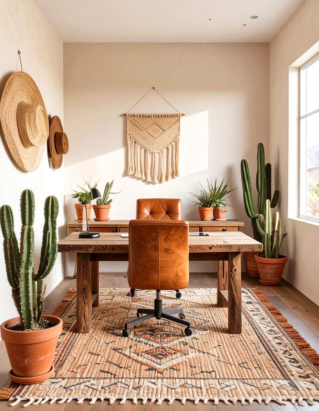 Southwestern Desert Home Office - 30 home office decorating ideas