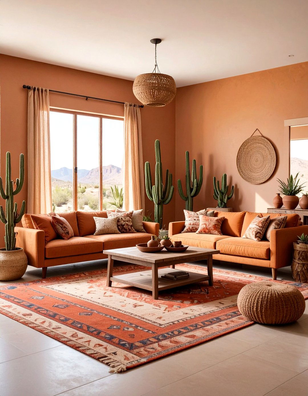 Southwestern Desert Living Room - 30 decoration ideas for living room
