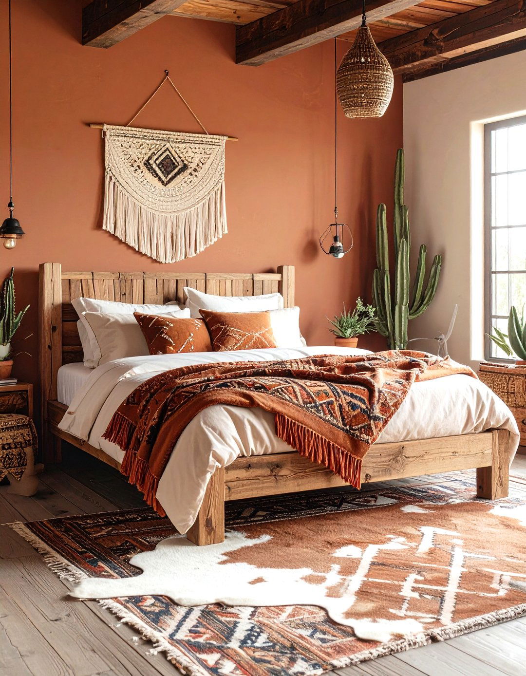 Southwestern Farmhouse Bedroom - 30 farmhouse bedroom decor ideas