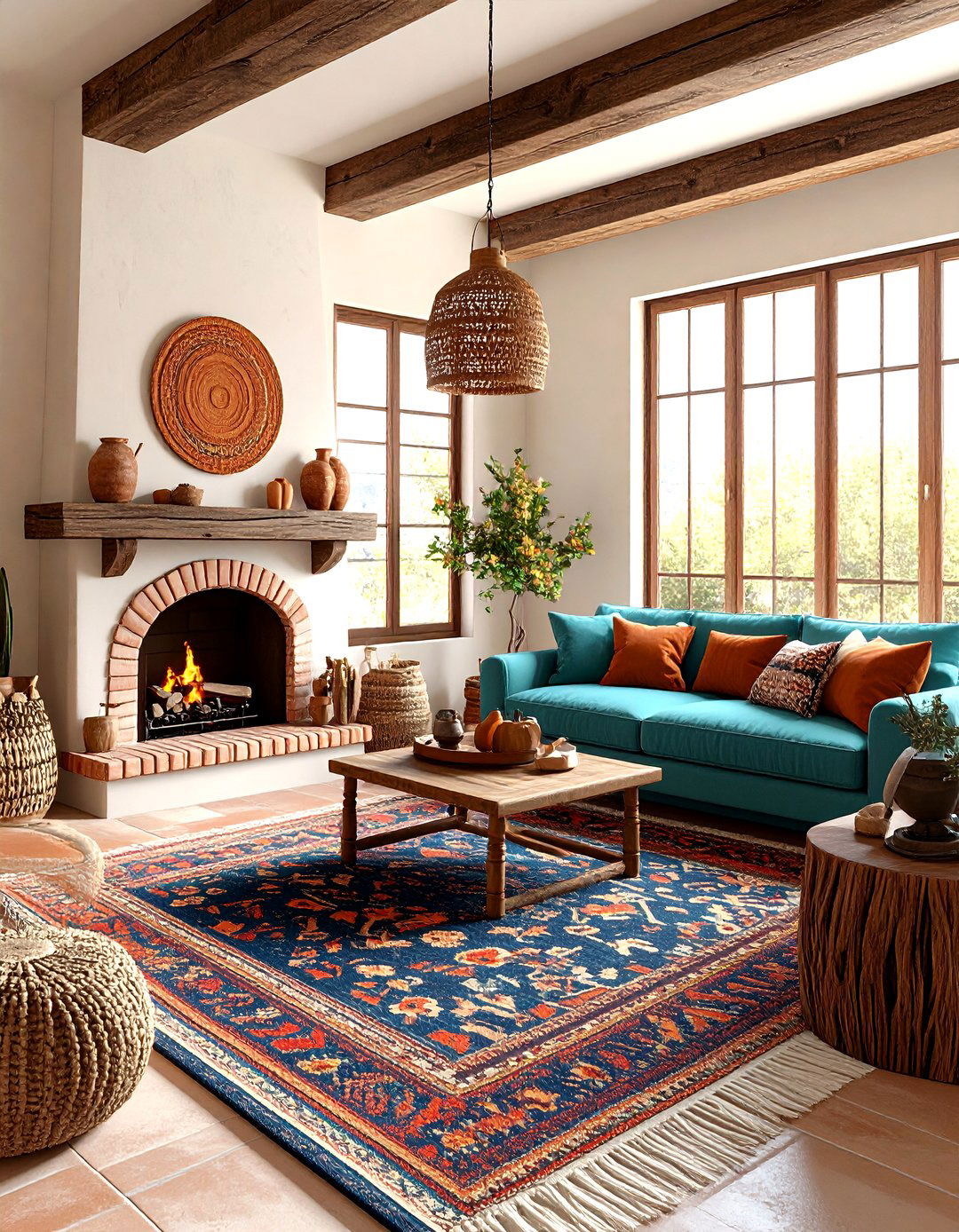 Southwestern Inspired Living Space - 30 3d home design online free ideas