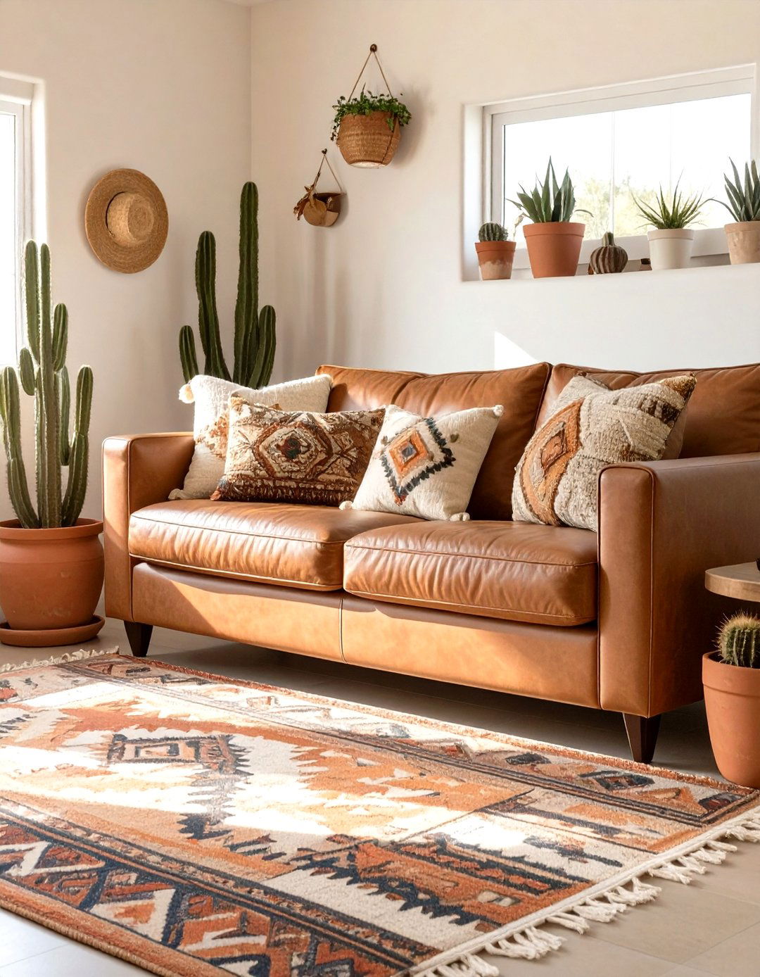 Southwestern Living Room Warmth - 30 interior design photo ideas