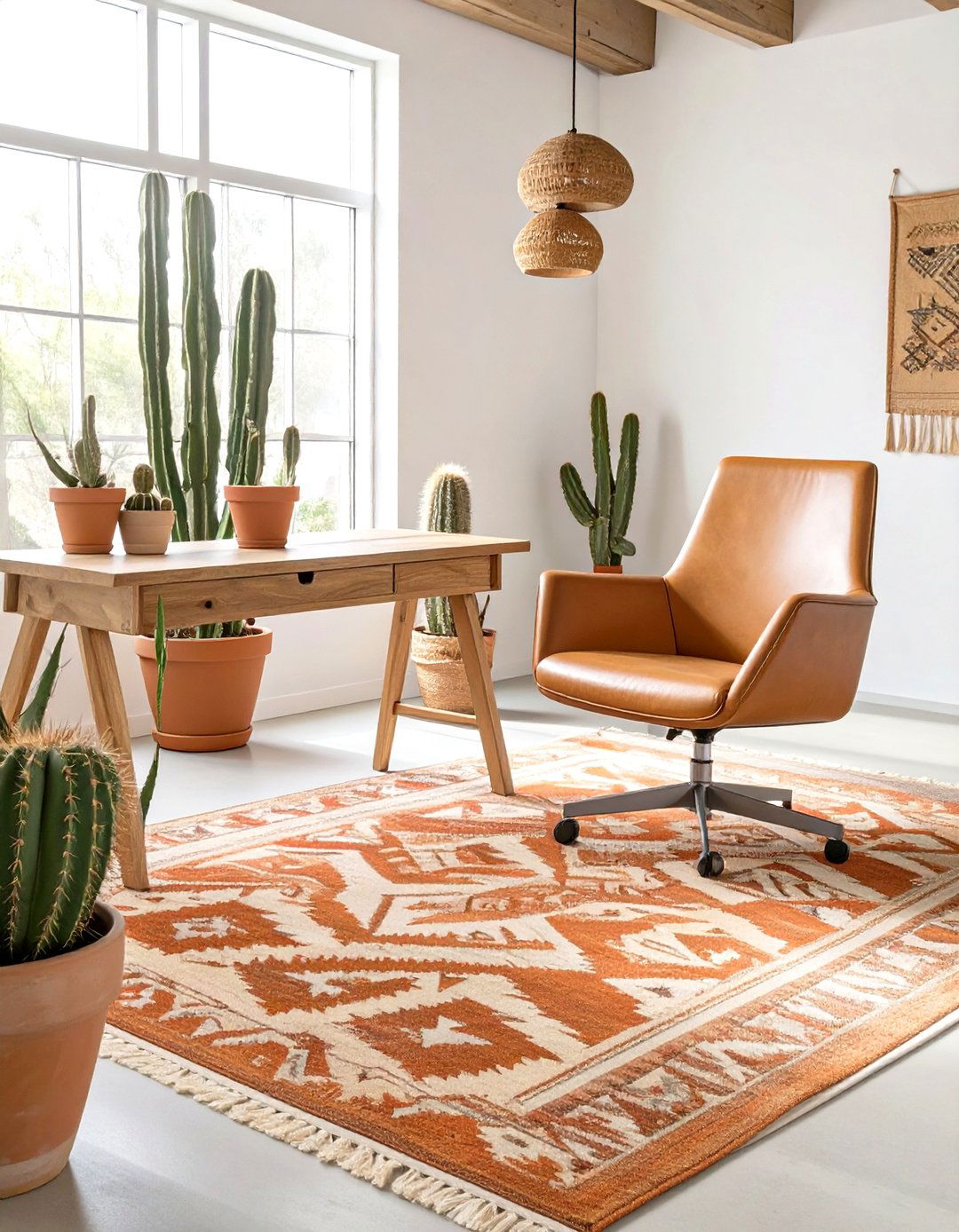 Southwestern Style Office Rug - 30 office rug ideas