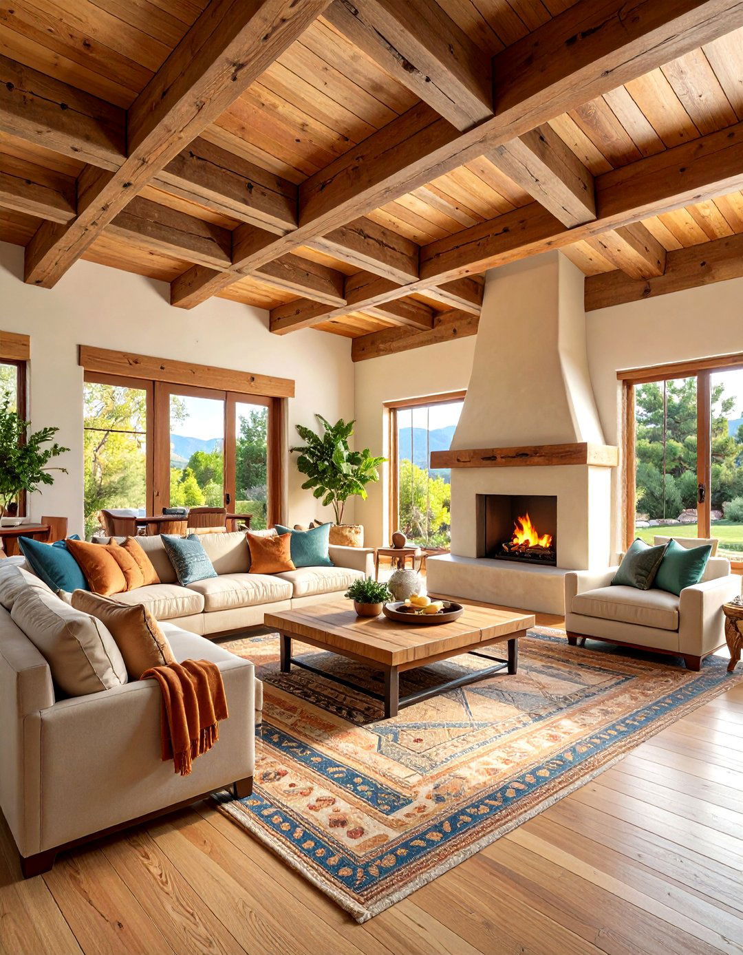 Southwestern Style Sunken Living Room - 30 3d interior design software ideas