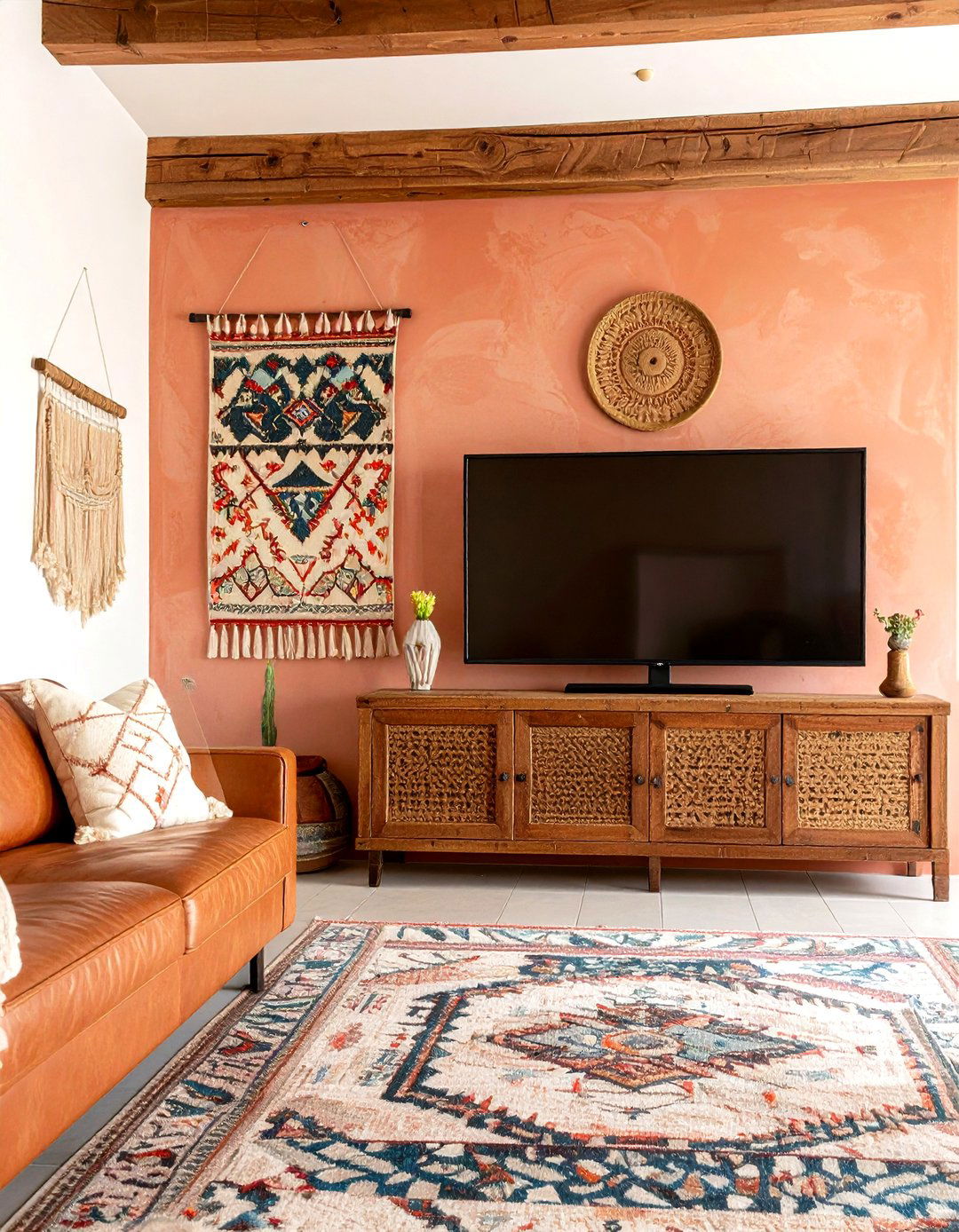 Southwestern Themed Family Room - 30 family room ideas with tv
