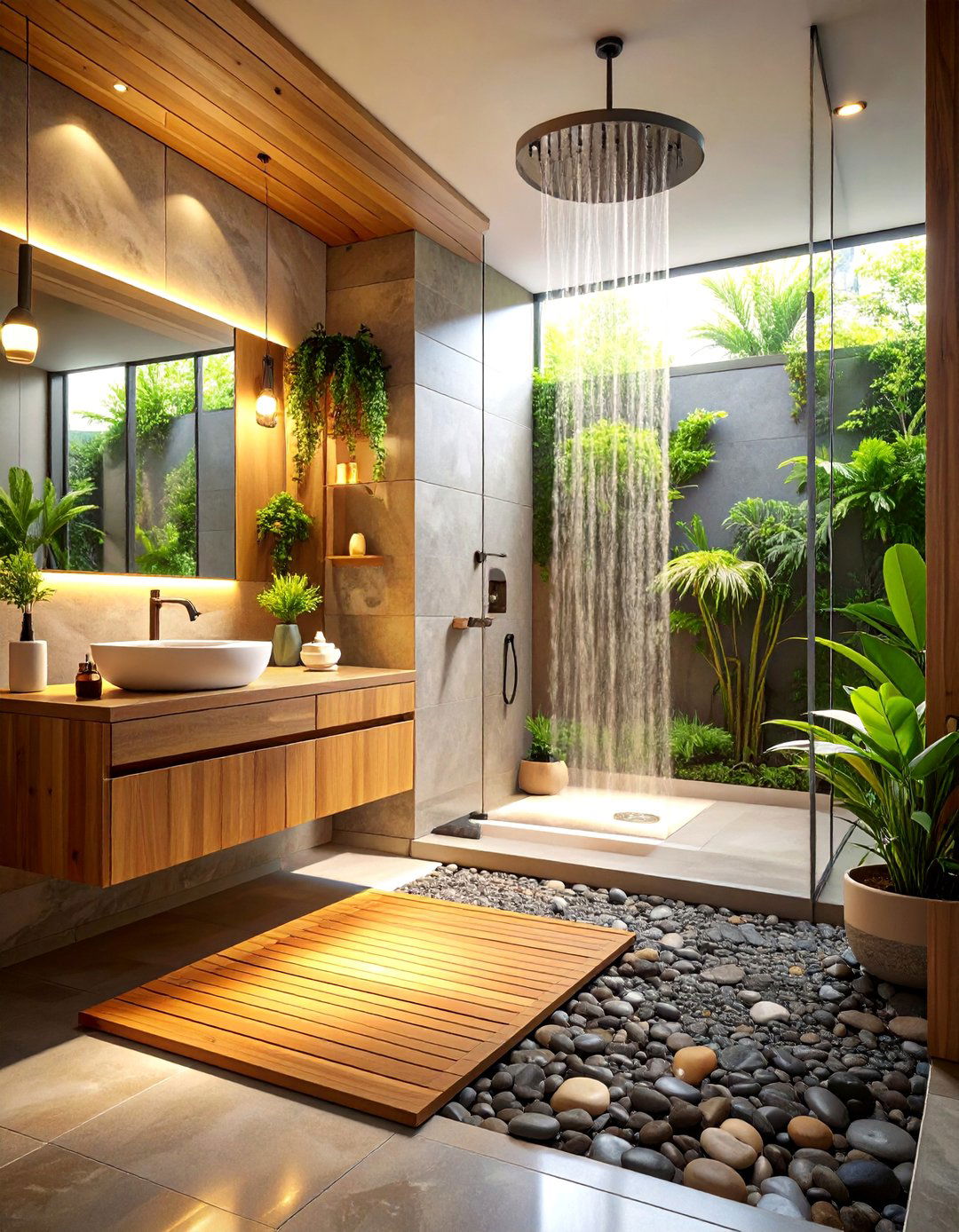 Spa Inspired Bathroom Sanctuary - 30 5x8 bathroom remodel ideas