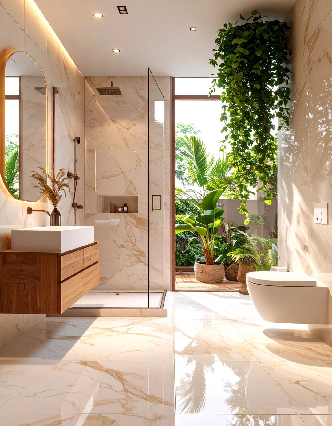 Spa Like Bathroom Retreat - 30 terrace house interior design ideas