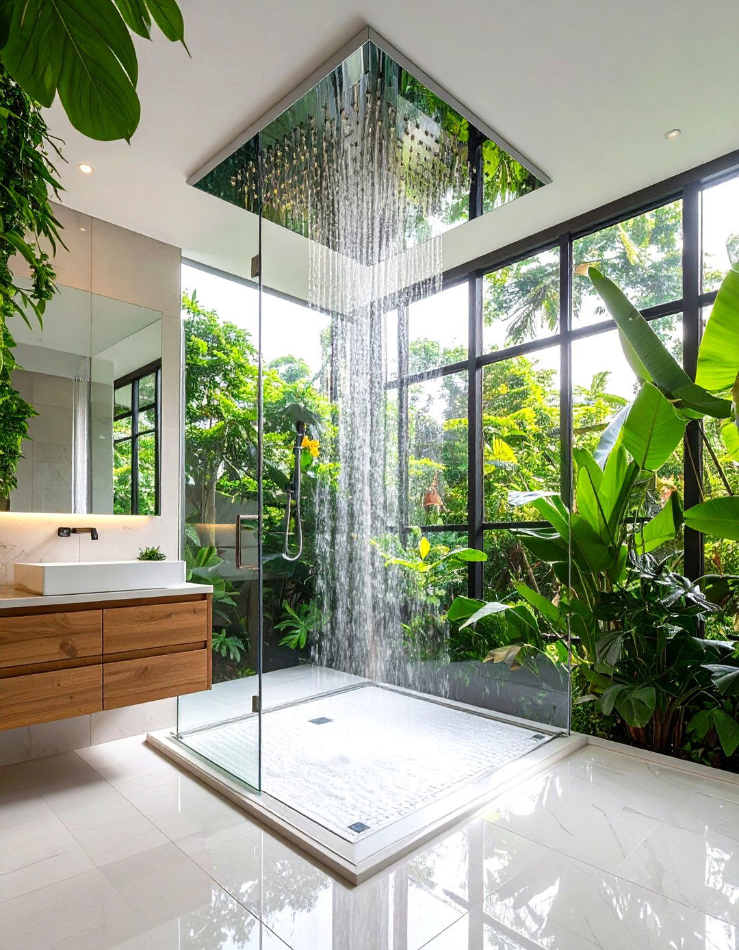 Spa Like Rainfall Showerhead - 30 pinterest bathroom ideas