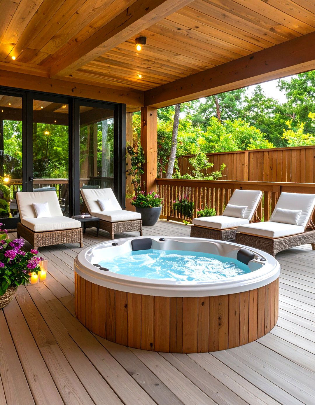 Spa and Wellness Retreat Porch - 30 enclosed porch ideas