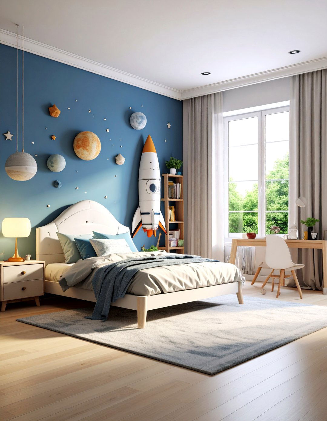 Space Age Themed Kids Bedroom - 30 3d interior design software ideas