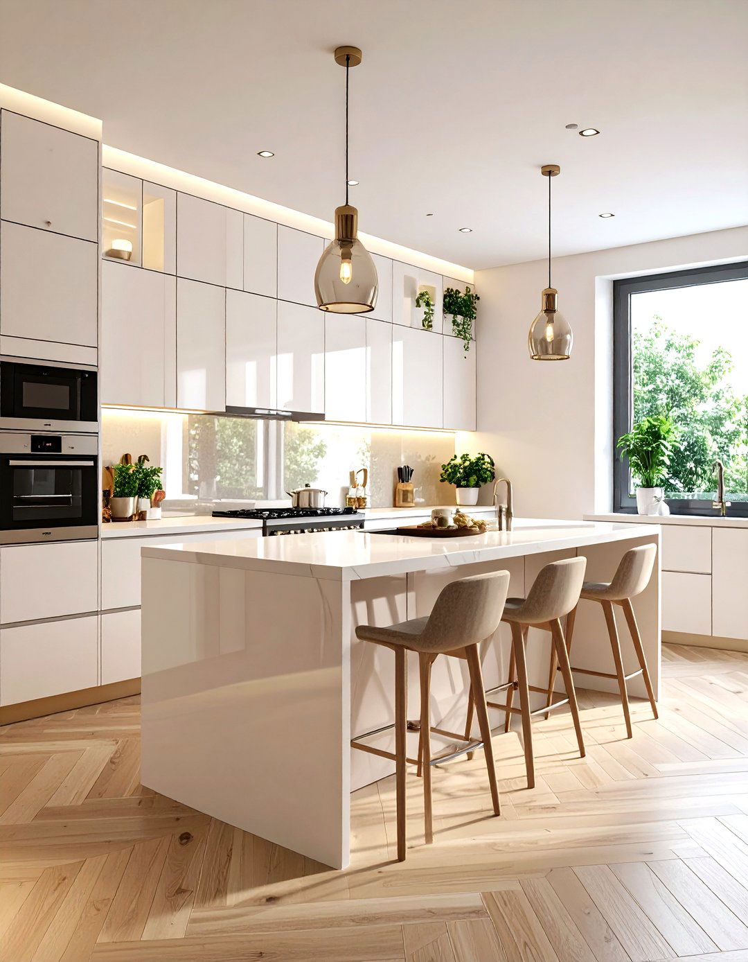 Space Saving Galley Kitchen - 30 kitchen redo ideas