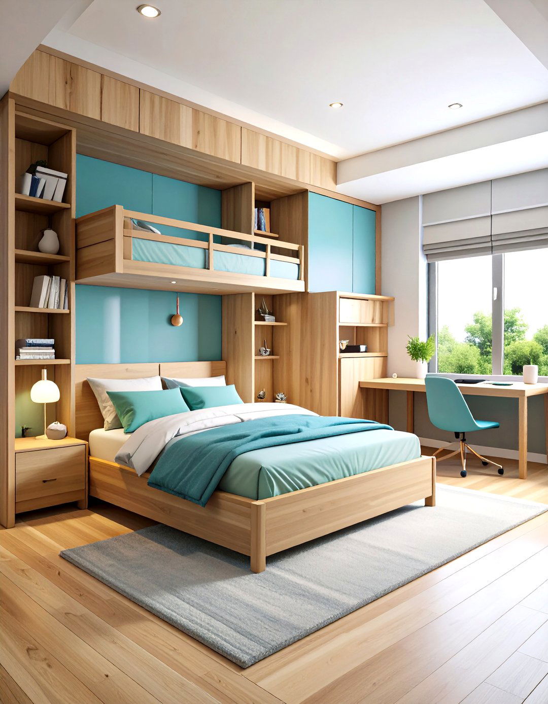 Space Saving Murphy Bed Bedroom - 30 interior design bedroom ideas