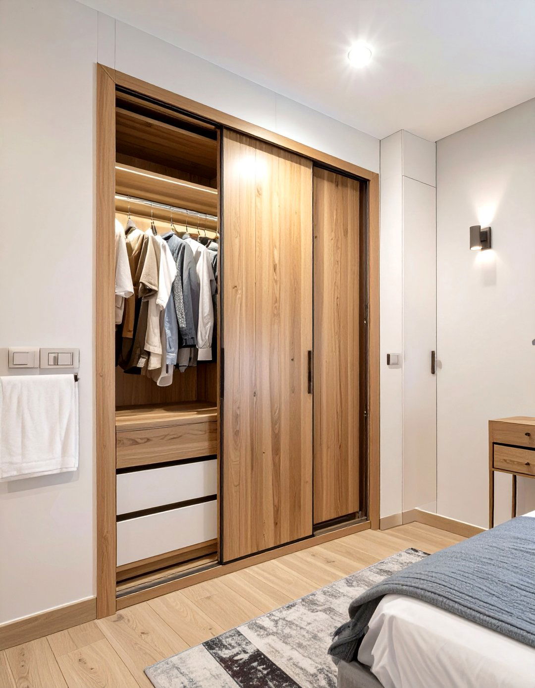 Space Saving Pocket Door Systems - 30 closet doors ideas
