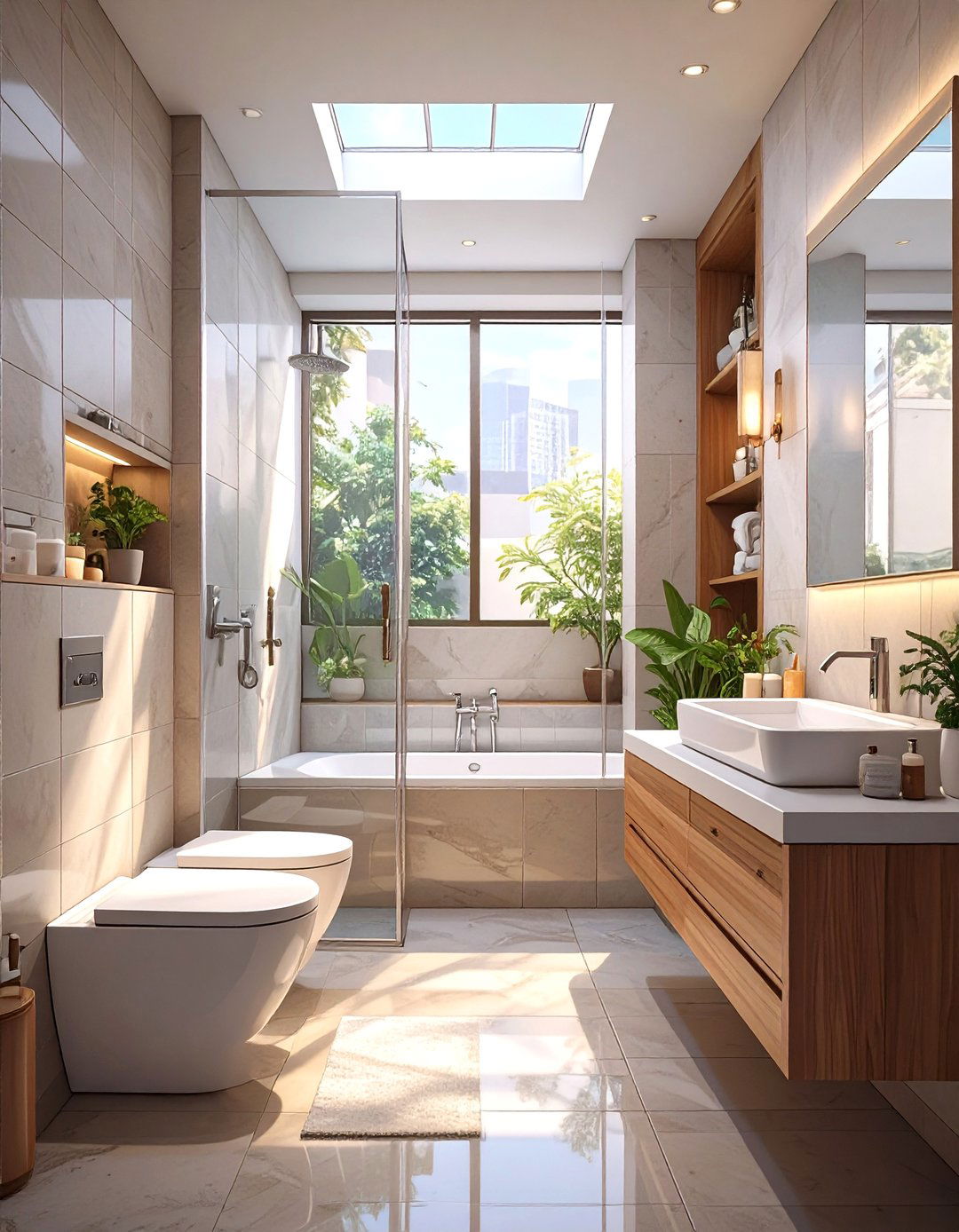 Space Saving Wet Room Apartment Bathroom - 30 apartment bathroom ideas