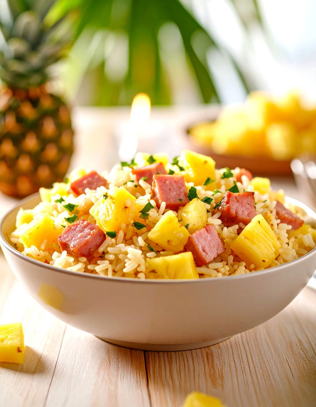 Spam and Pineapple Fried Rice - 30 pantry dinner ideas