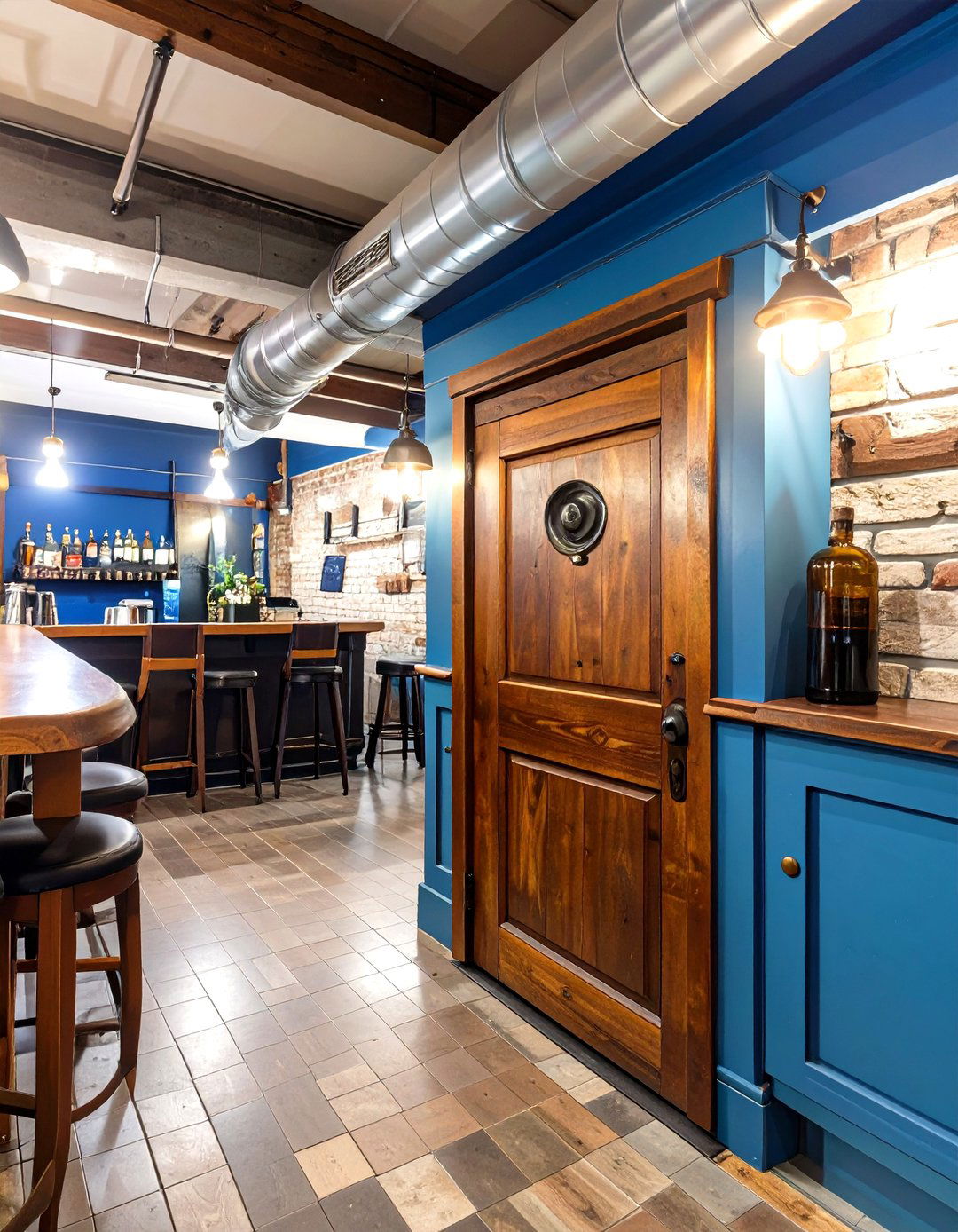 Speakeasy Basement with a Dumbwaiter - 30 speakeasy basement ideas