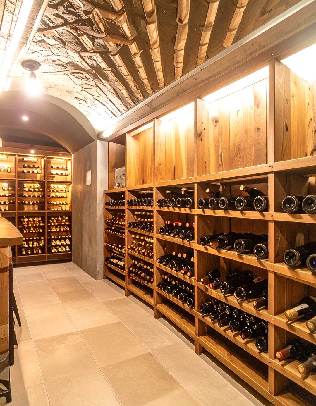 Speakeasy Basement with a Secret Wine Cellar - 30 speakeasy basement ideas