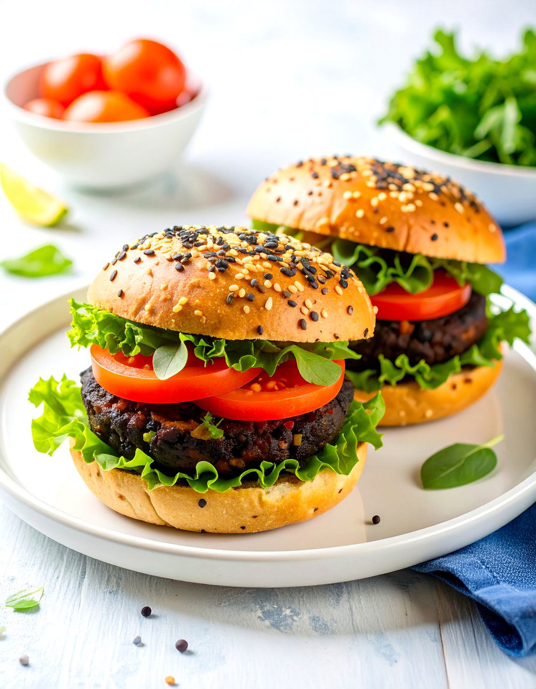 Speedy Black Bean Burgers - 30 pantry dinner ideas