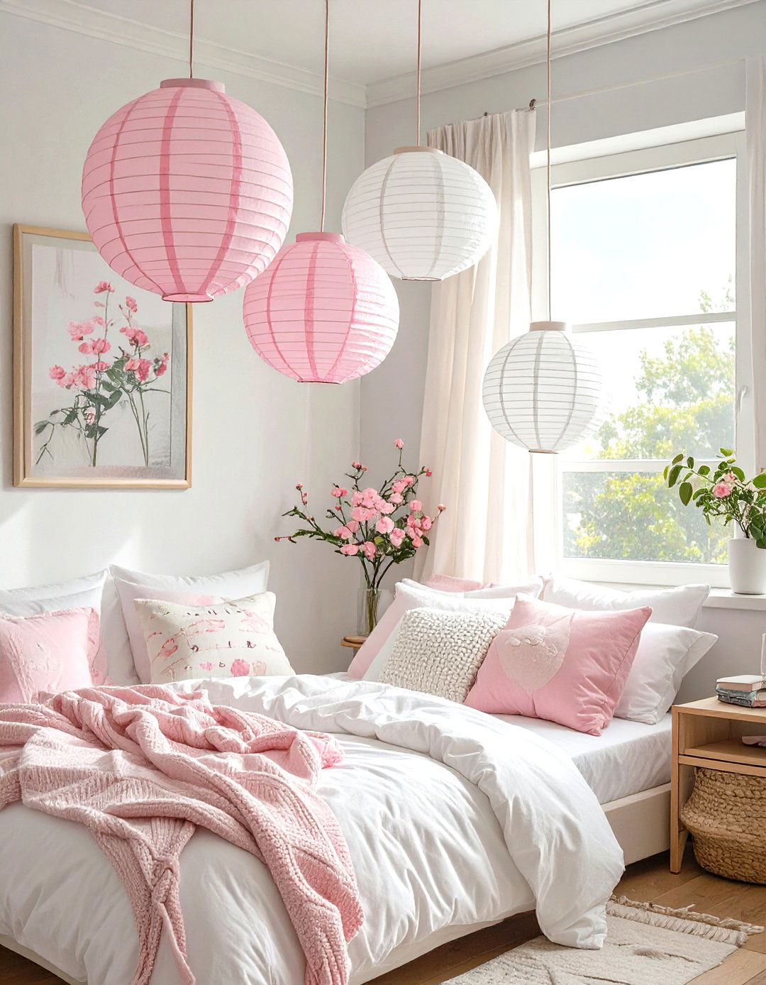 Spherical Paper Lantern Lighting - 30 tween girl room ideas