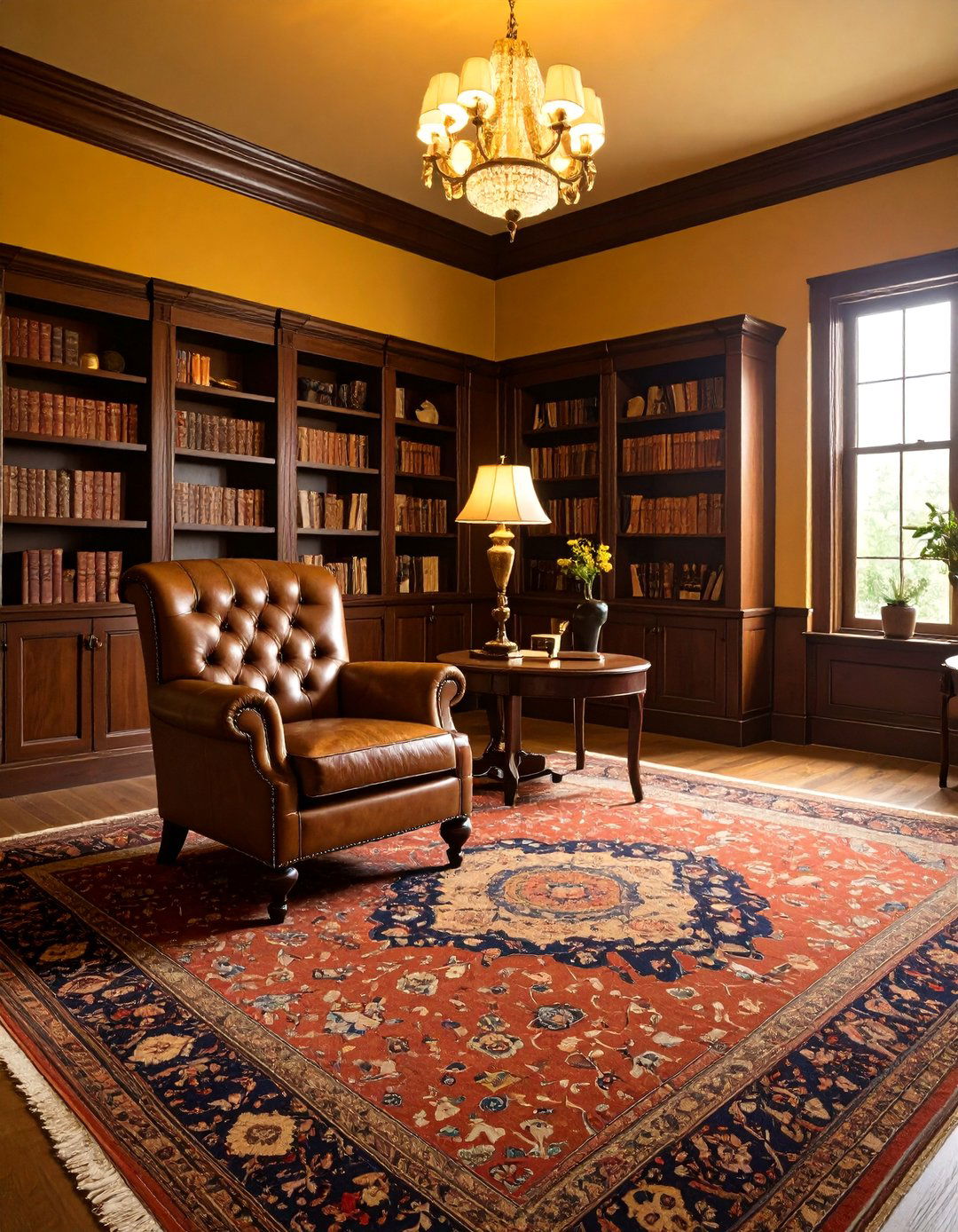 Spiced Honey Toned Study - 30 2025 paint color trends