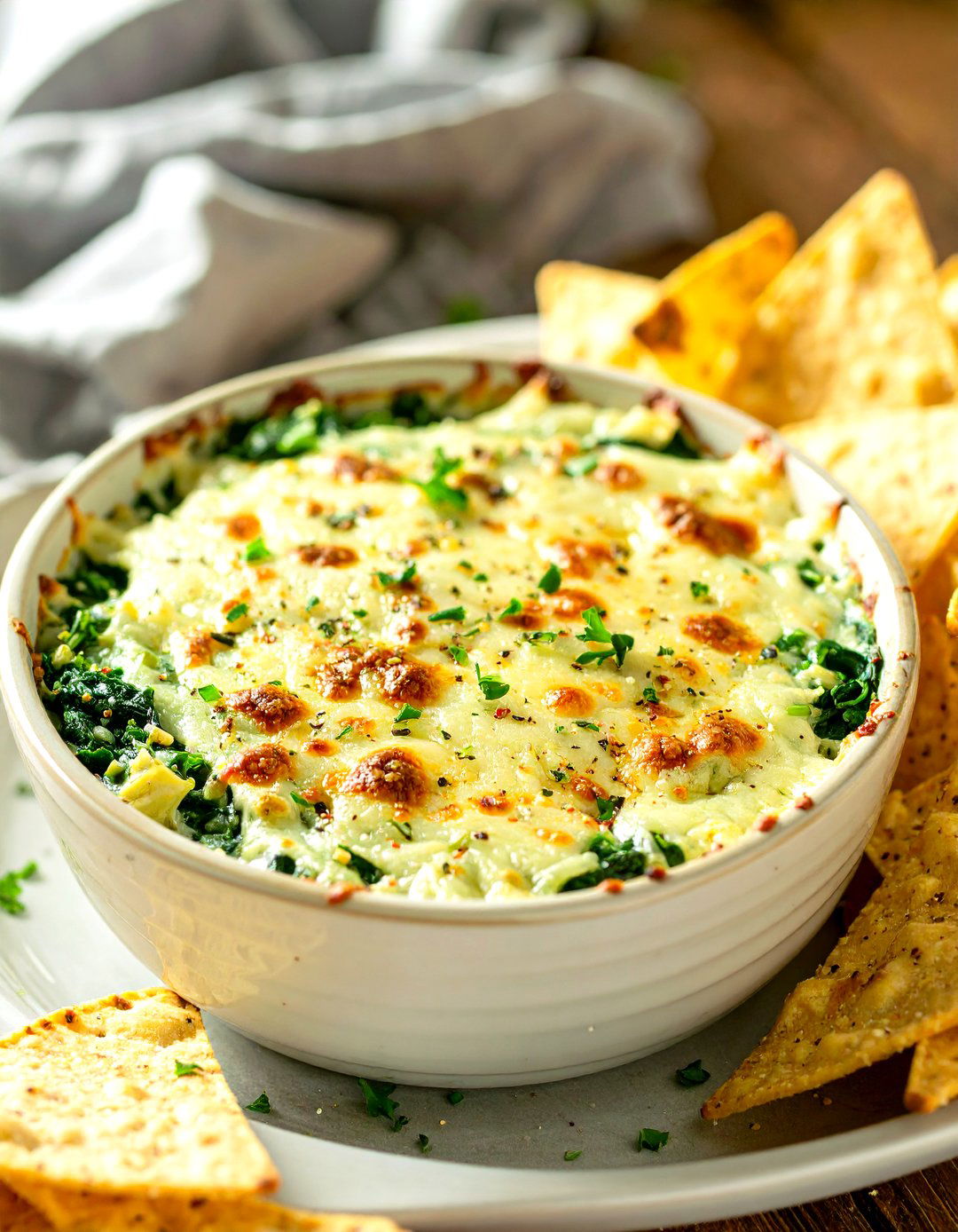 Spinach and Artichoke Dip - 30 baby shower snack ideas
