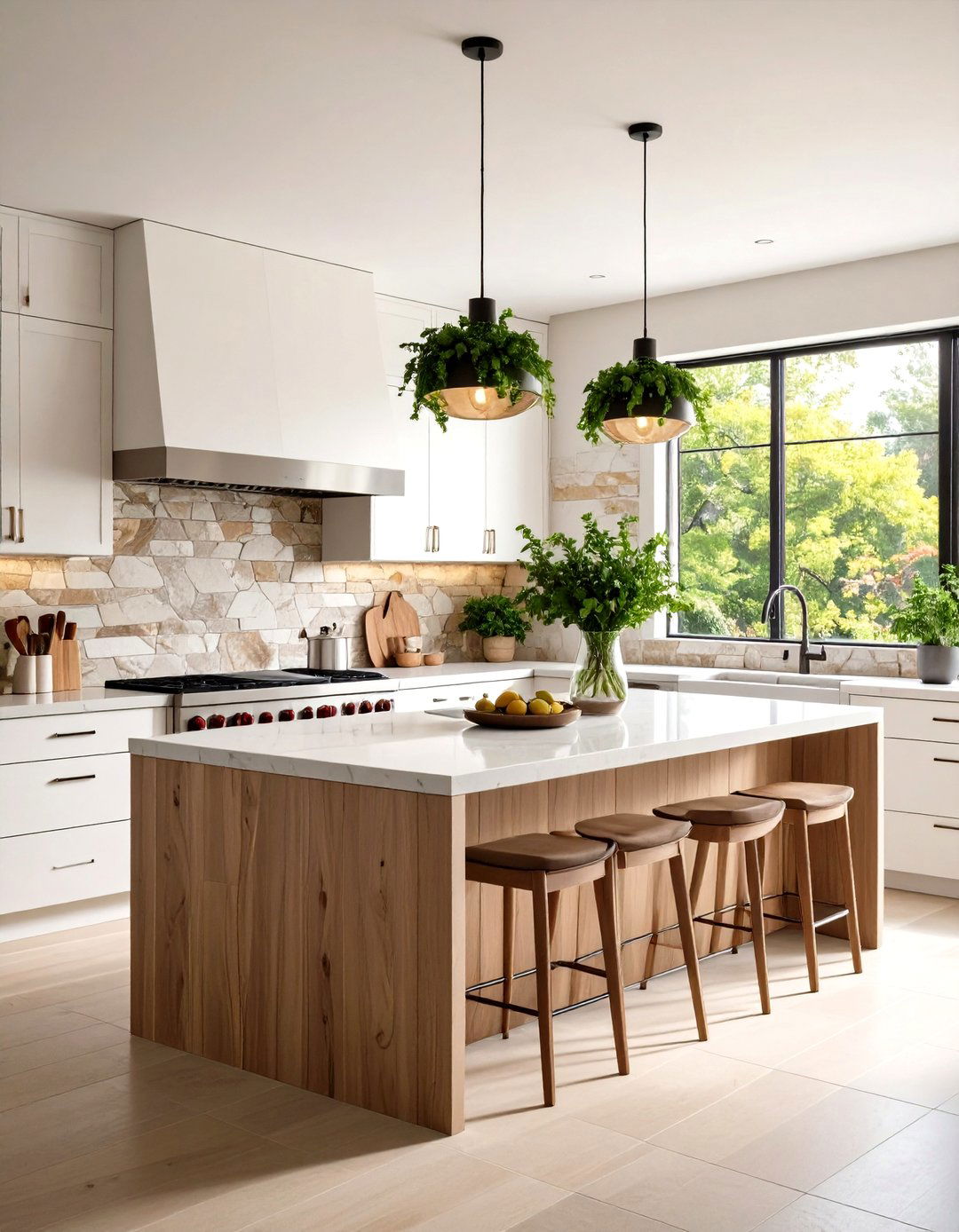 Split Face Stone Kitchen Tiles - 30 kitchen wall tile ideas