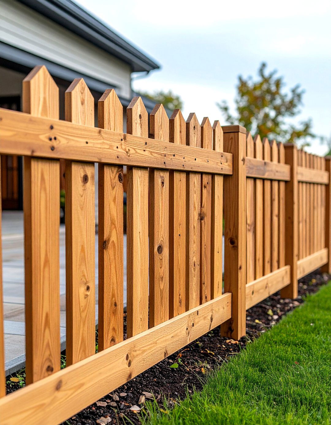 Split Rail Wood Patio Fence - 30 patio fence ideas
