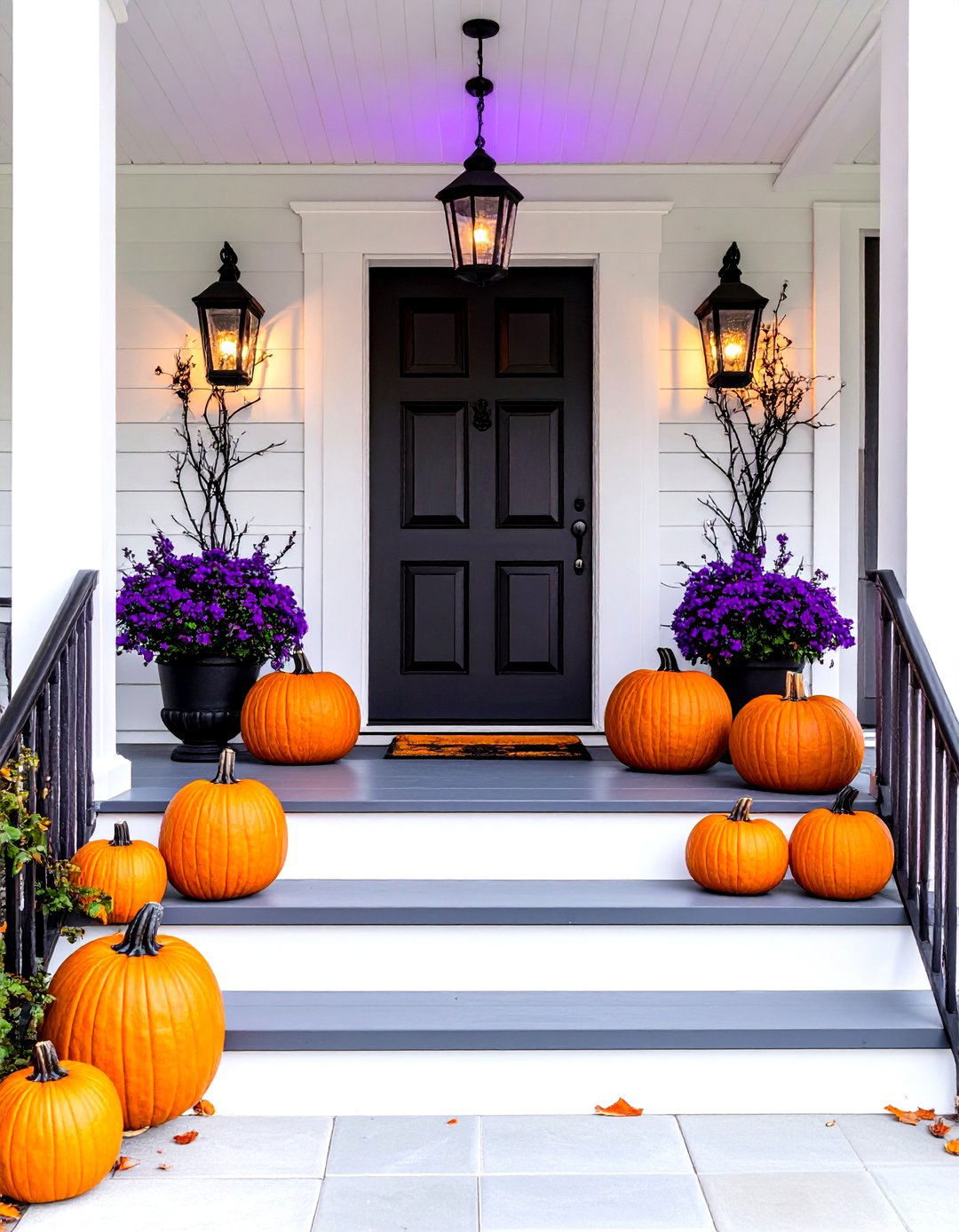 30 Front Porch Fall Decorating Ideas for a Cozy Entry - We Love Home Blog