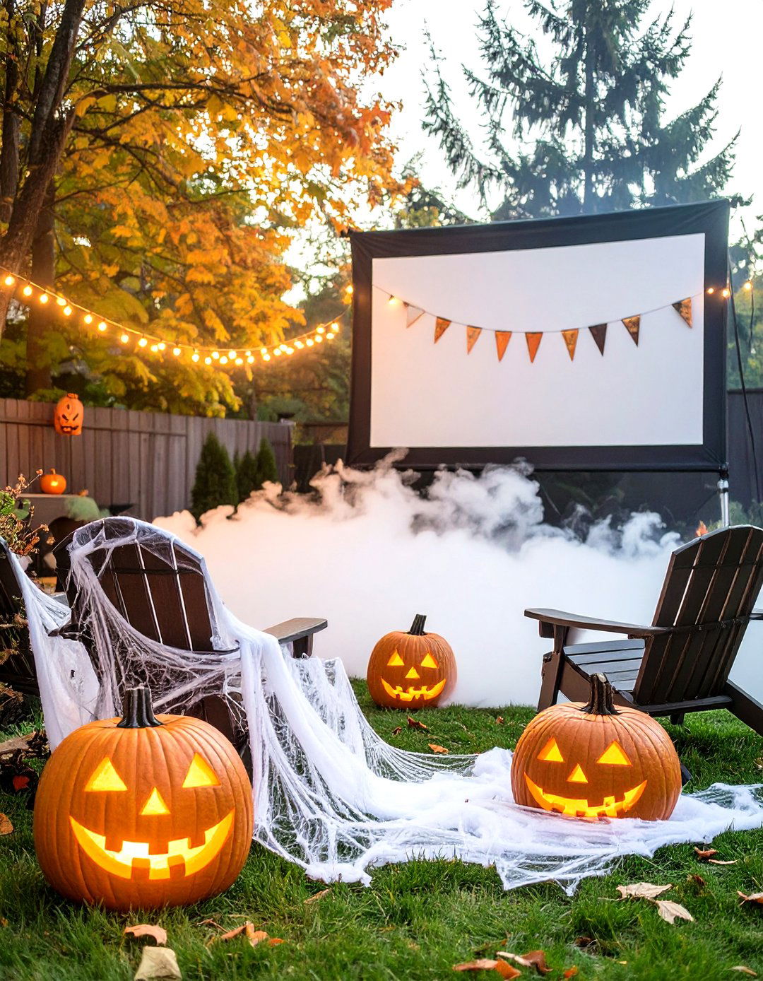 Spooky Halloween Movie Marathon - 30 backyard movie night ideas