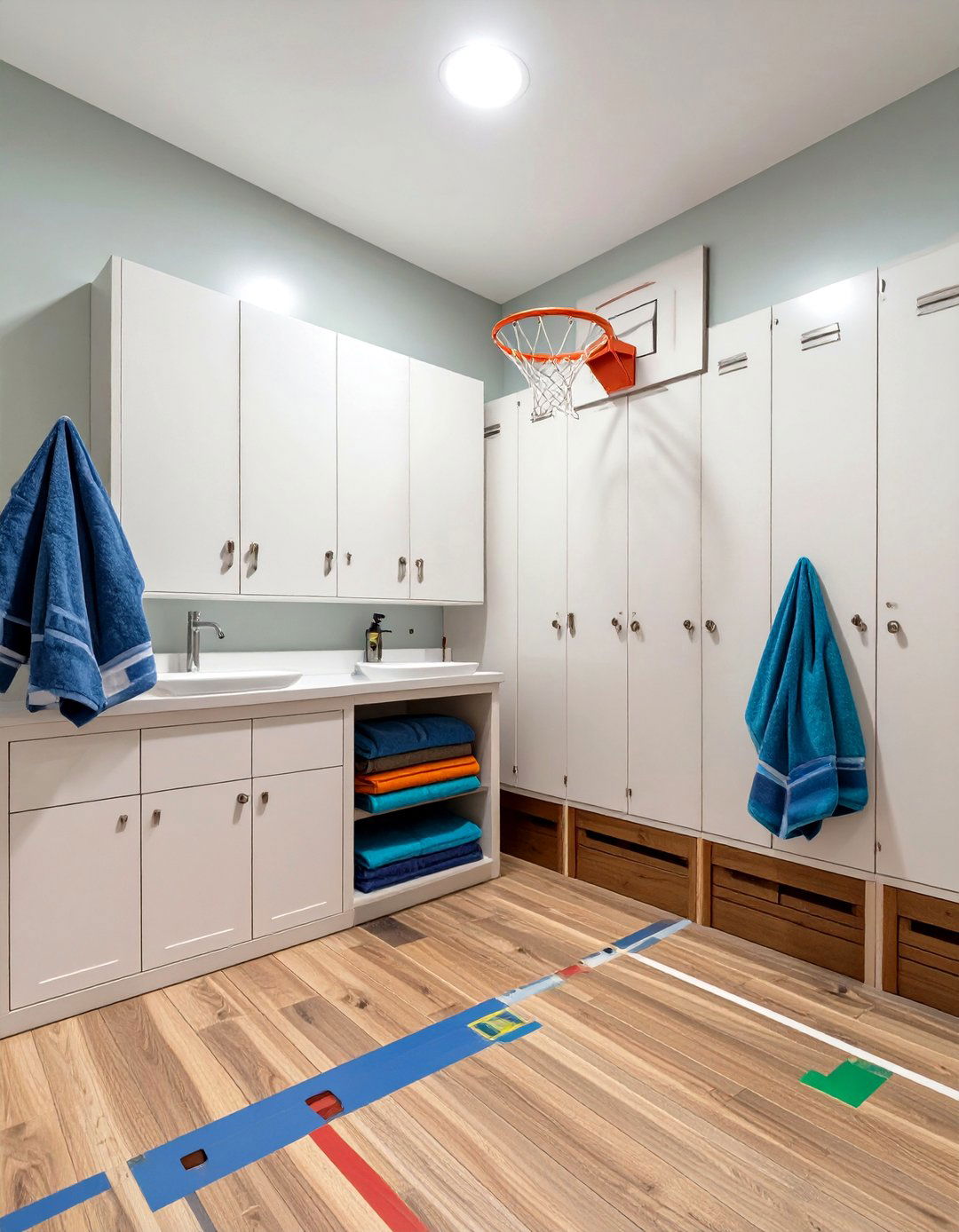 Sports Fanatic Bathroom - 30 kids bathroom ideas