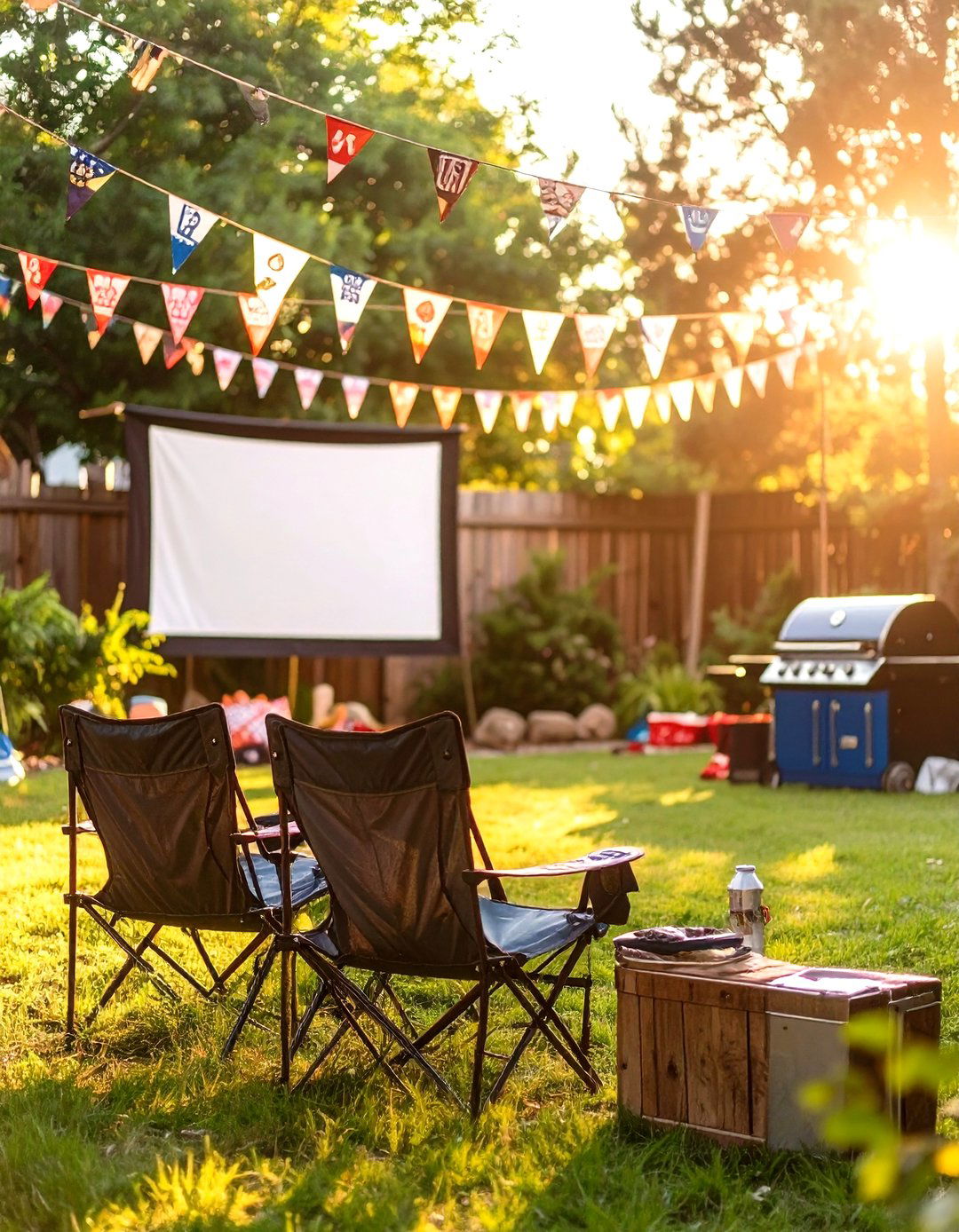 Sports Night Tailgate Cinema - 30 backyard movie night ideas