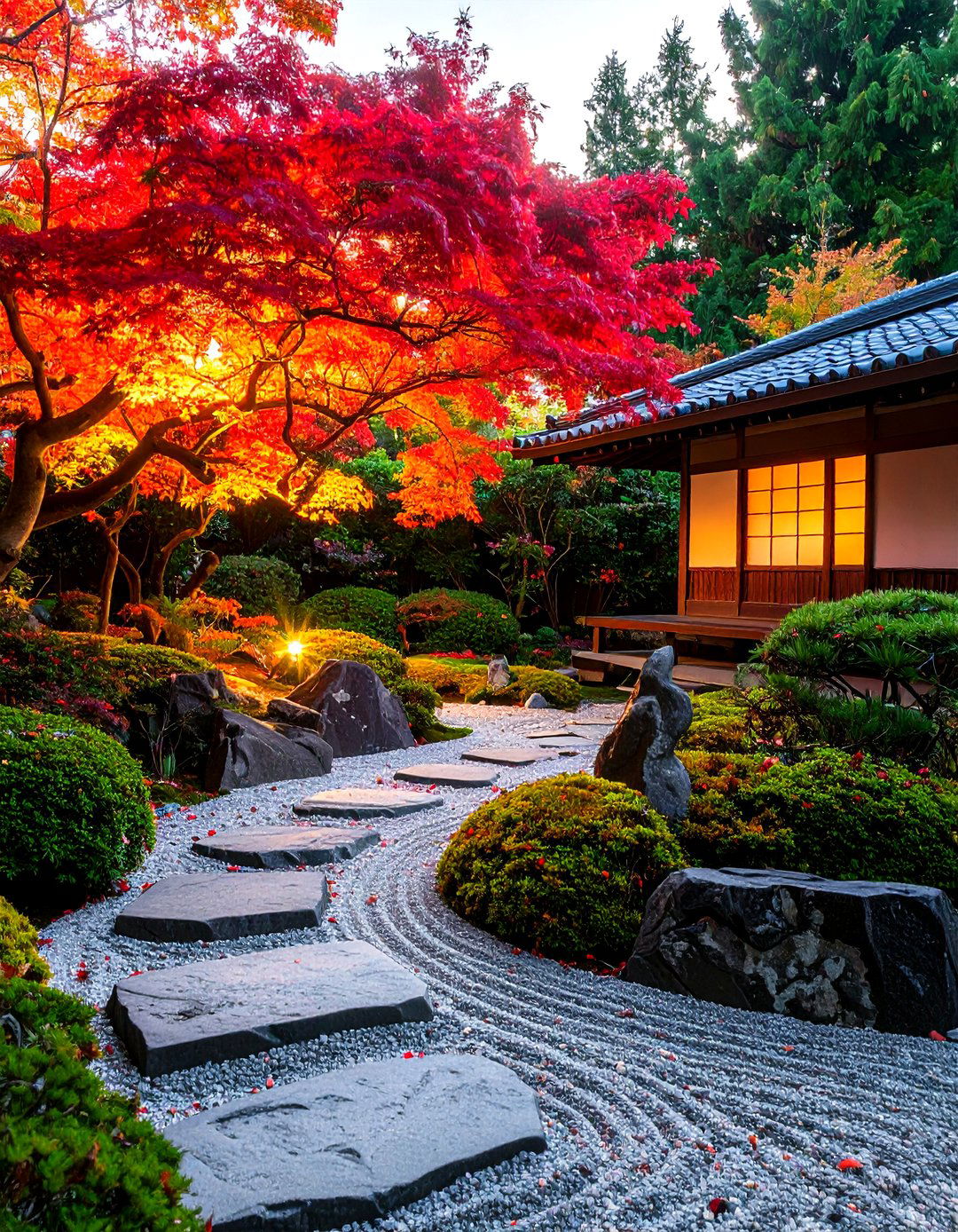 Spotlighting a Trees Unique Structure - 30 outdoor tree lighting ideas