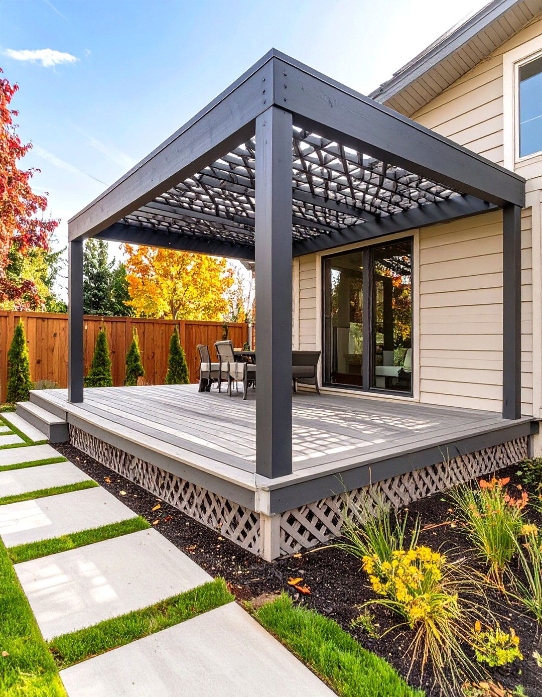 30 Creative Under Deck Lattice Ideas for Your Yard - We Love Home Blog