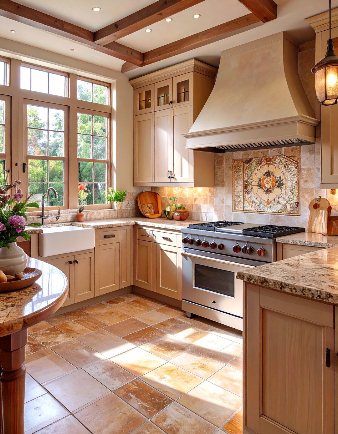Square Zellige Tile Backsplash - 30 backsplash ideas for fantasy brown granite countertops