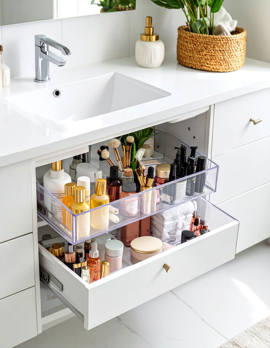 Stackable Under Bathroom Sink Storage Drawers - 30 under bathroom sink storage ideas