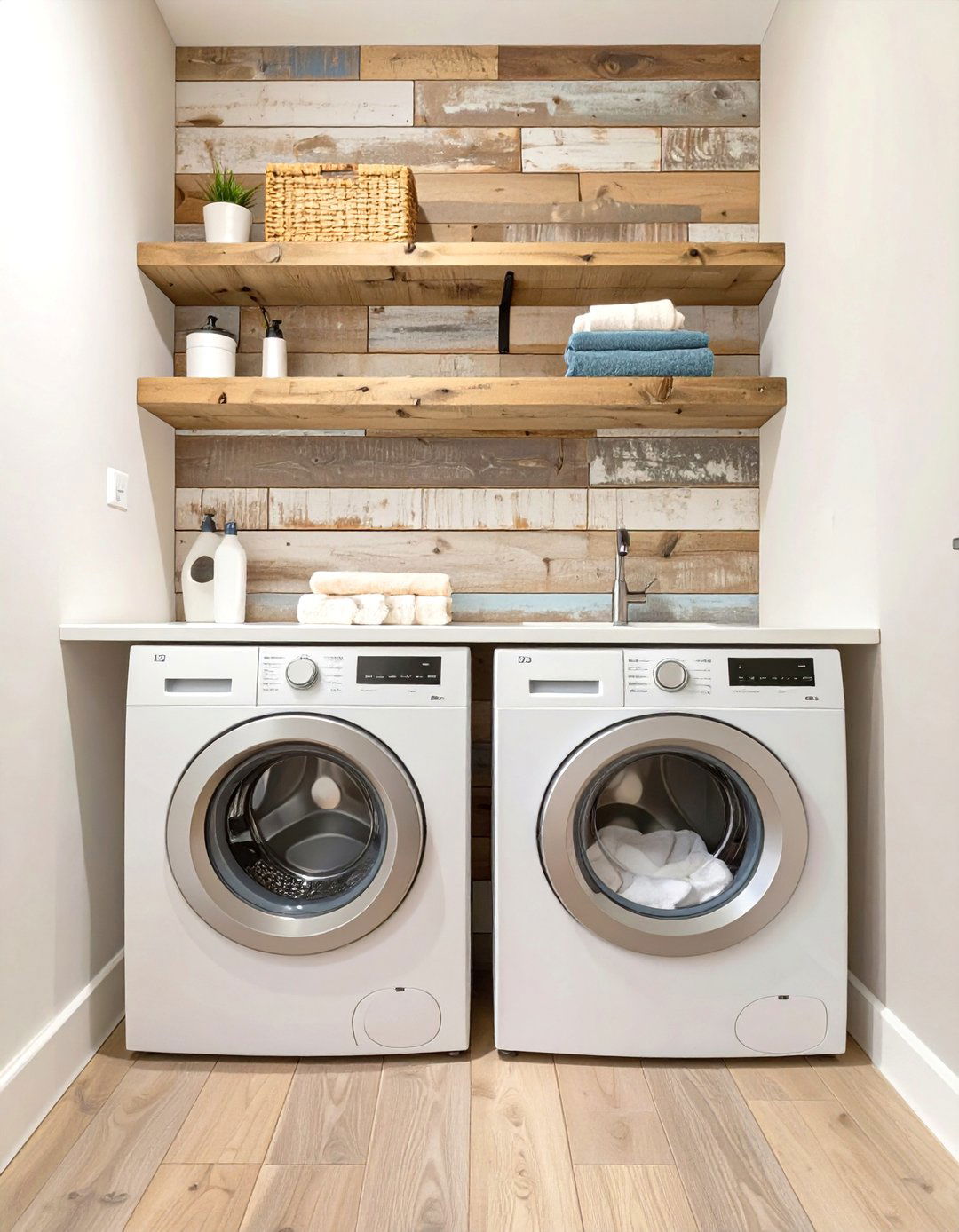 30 Stackable Washer and Dryer Laundry Room Ideas - We Love Home Blog