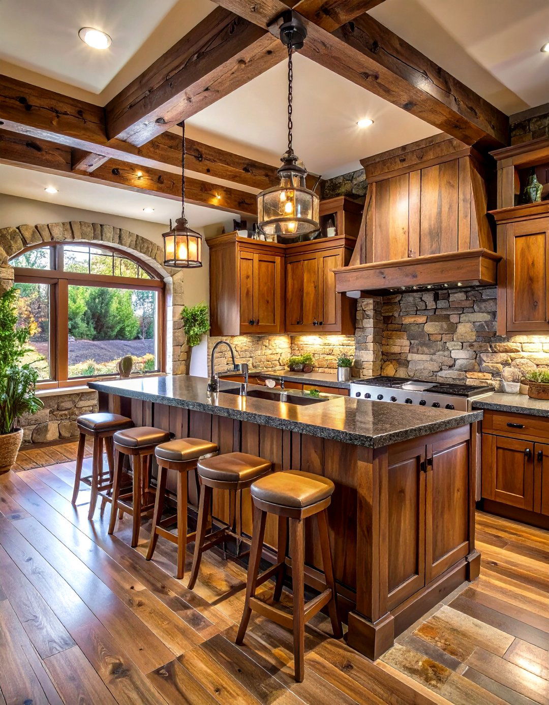 Stacked Stone Accent Wall Wet Bar - 30 wet bar basement bar ideas