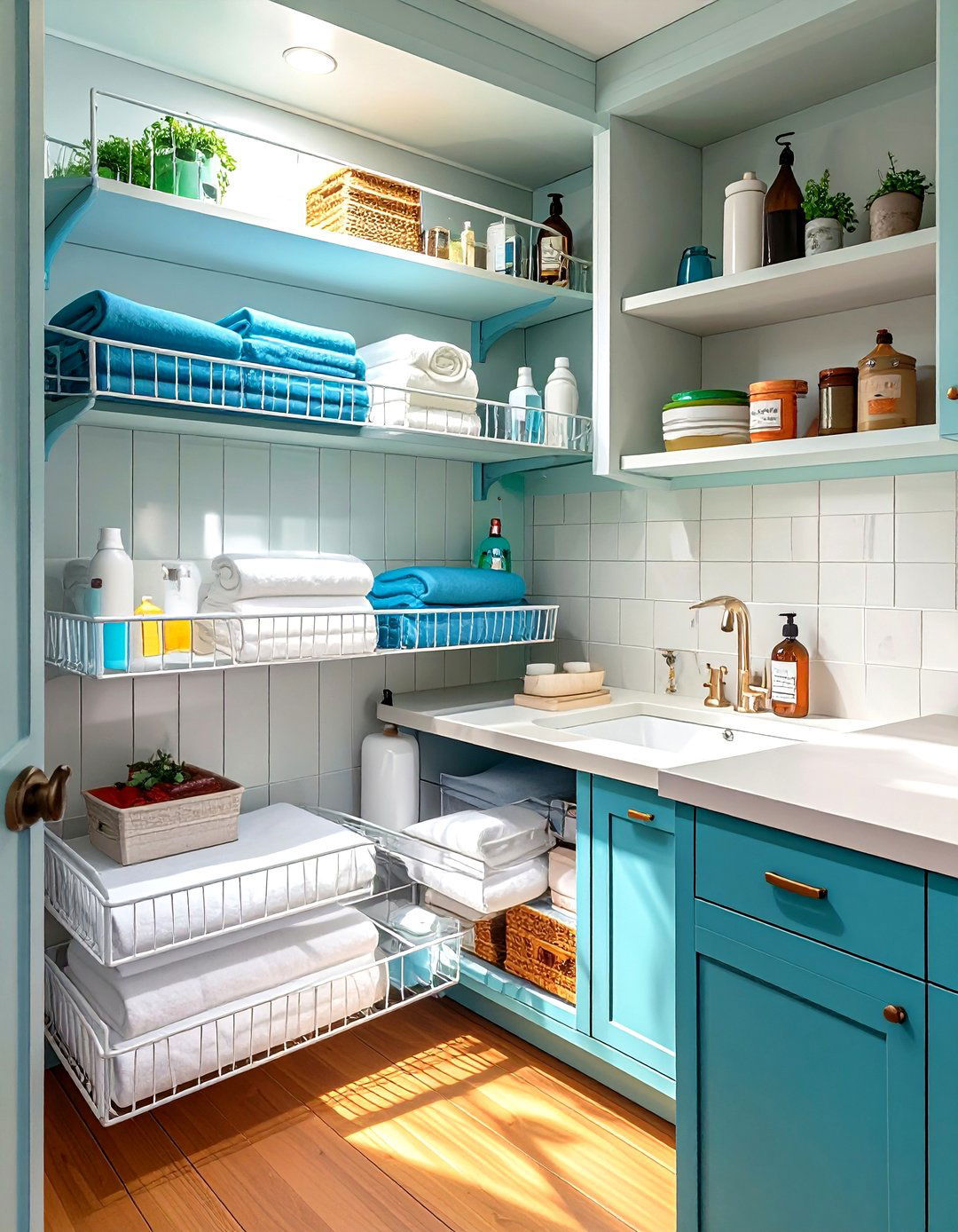 Stacking Wire Shelf Under Bathroom Sink Storage - 30 under bathroom sink storage ideas