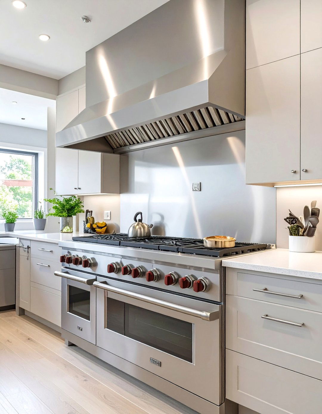 Stainless Steel Sheet Backsplash - 30 backsplash designs