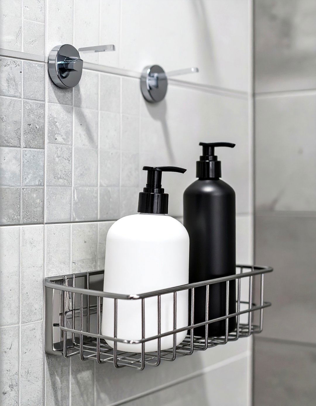 Stainless Steel Shower Shelves - 30 shower shelf ideas