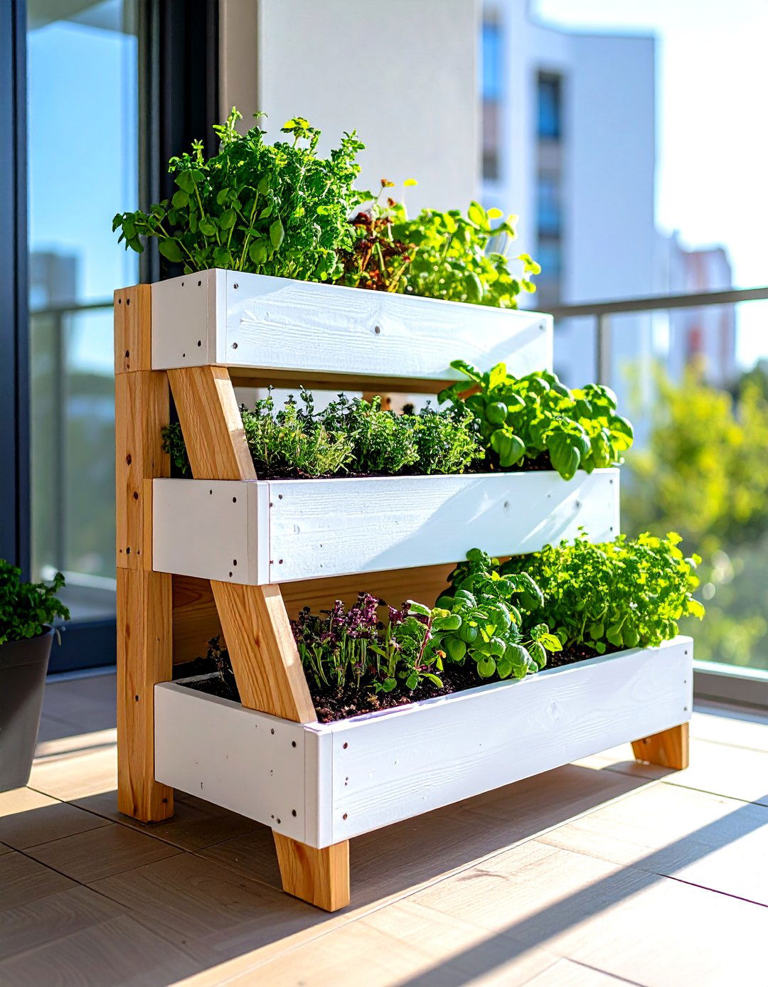 Stair Step Raised Garden Planter - 30 raised garden ideas