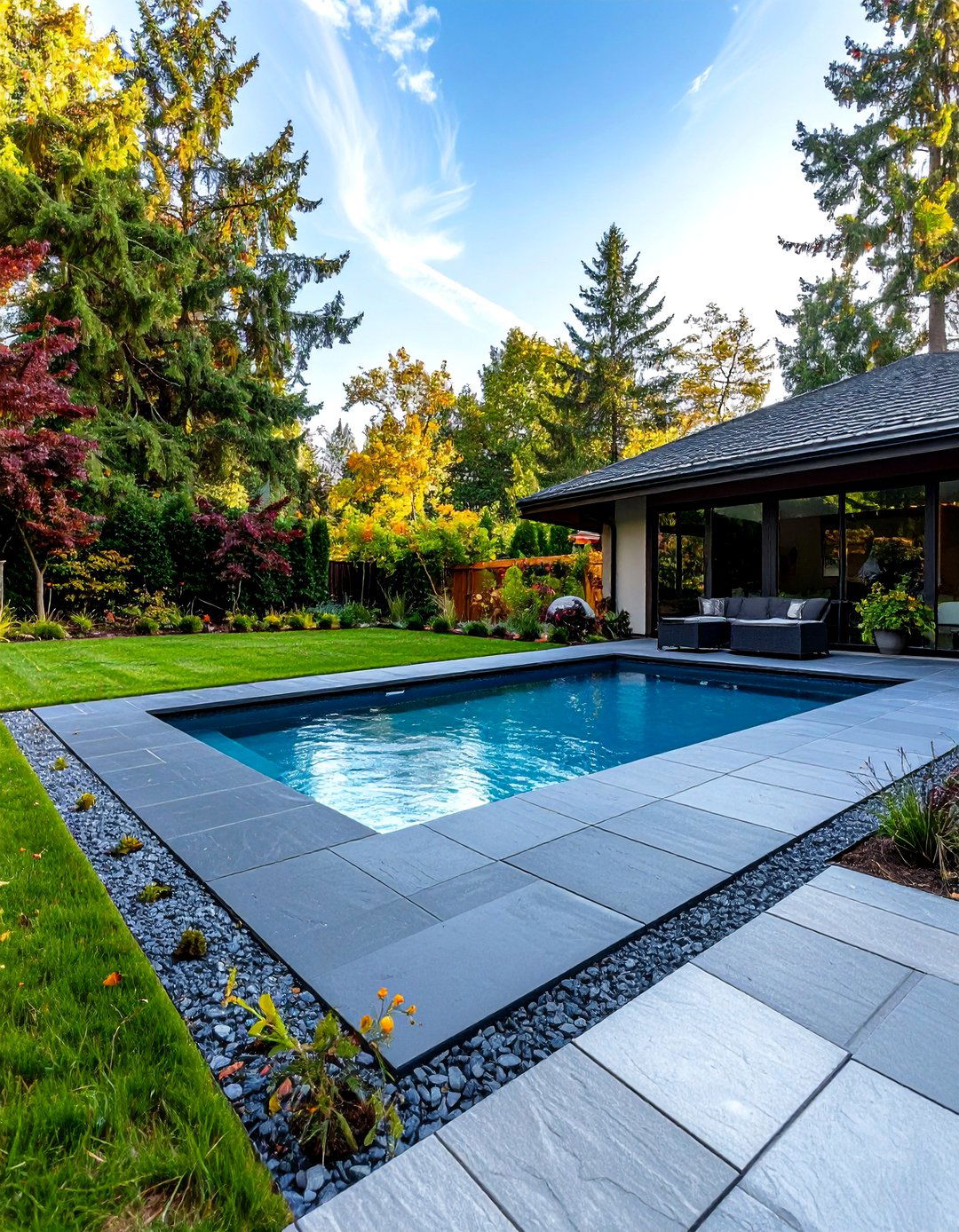 Stamped Concrete Patio Border - 30 patio border ideas