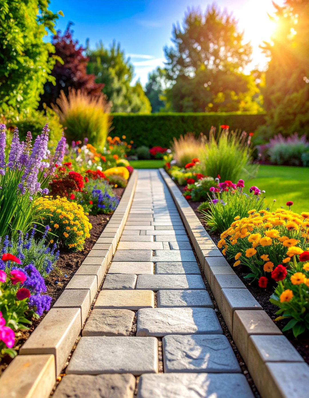 Stamped Concrete Patio Edging - 30 patio edging ideas
