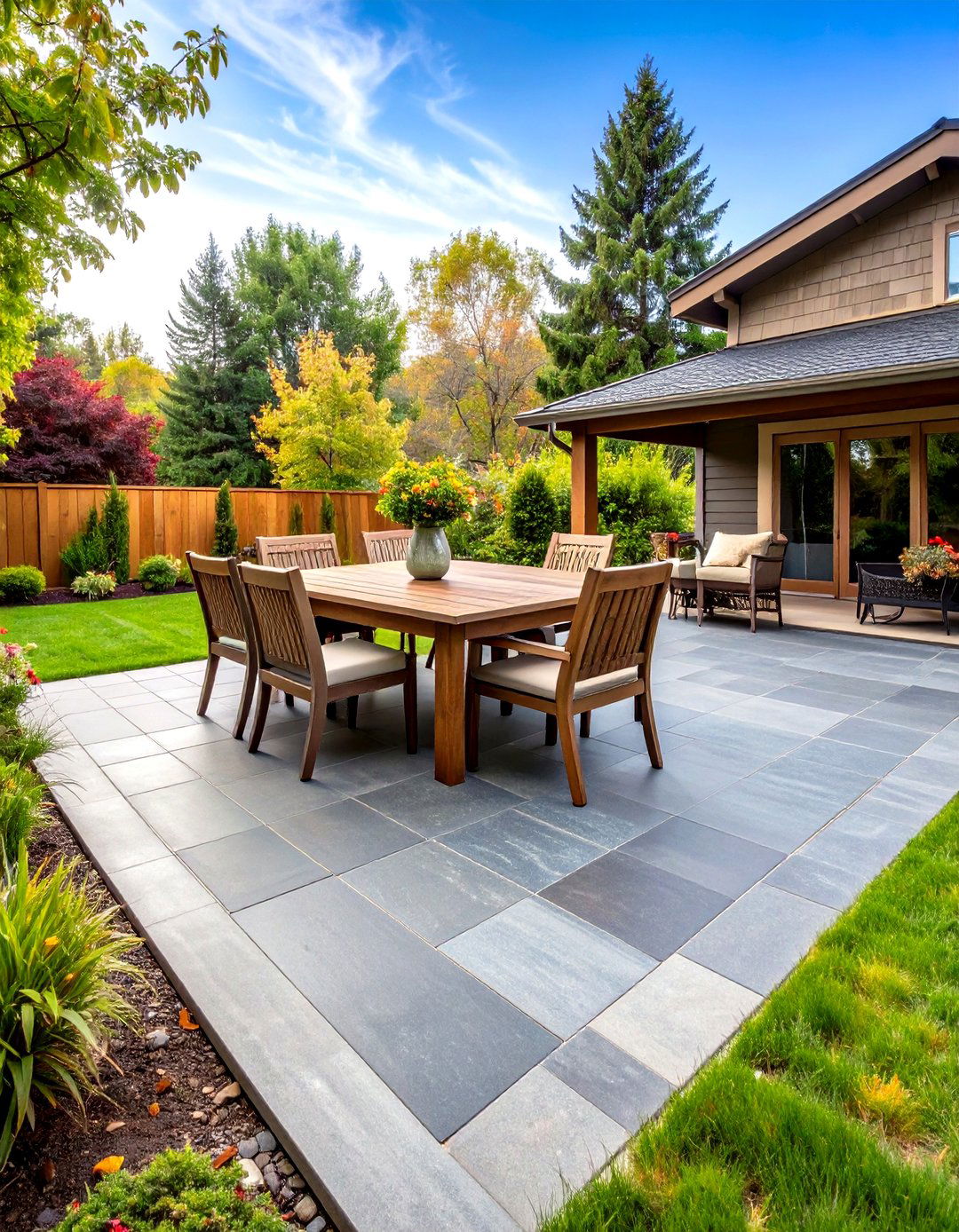 Stamped Concrete Patio Floor - 30 patio floor ideas